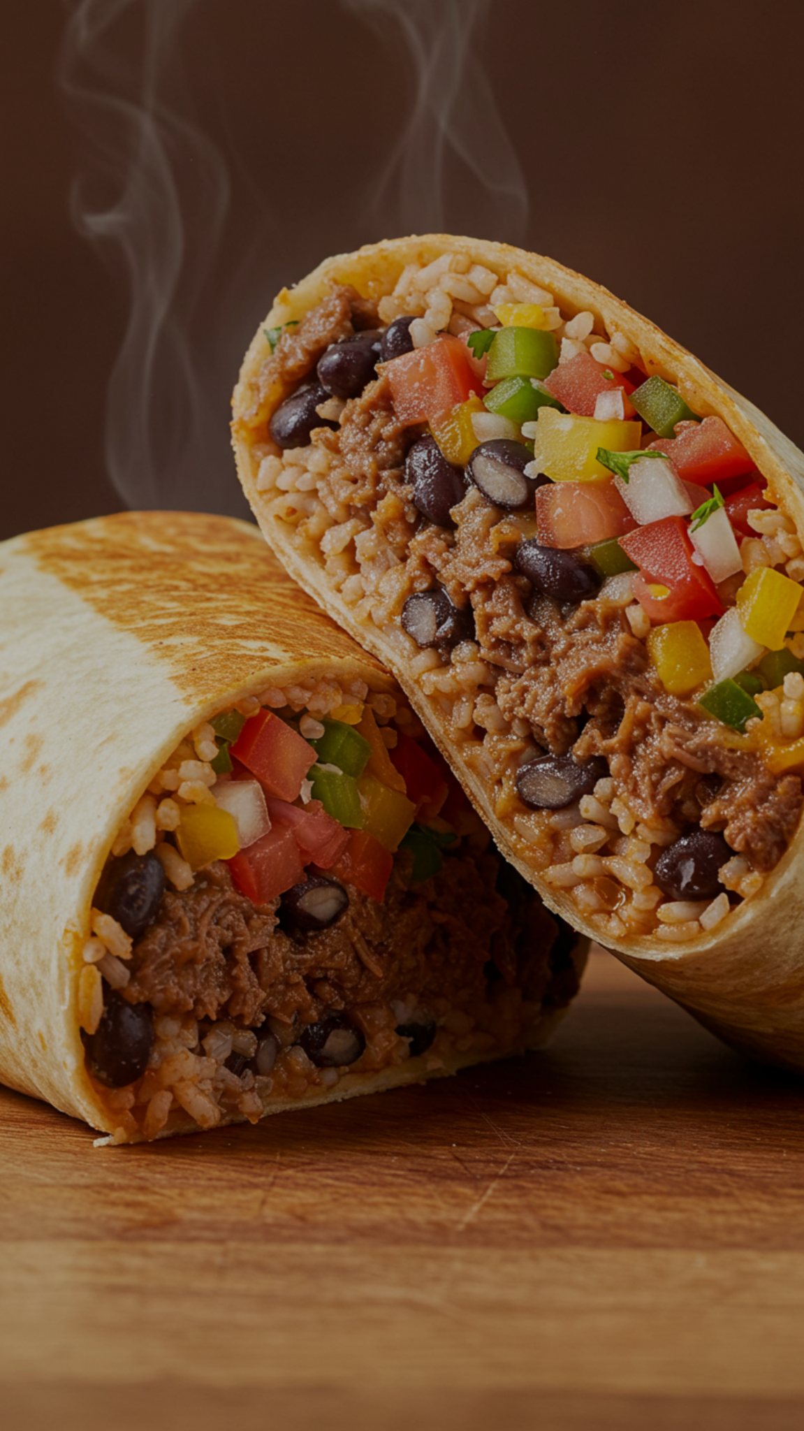 Burrito close-up